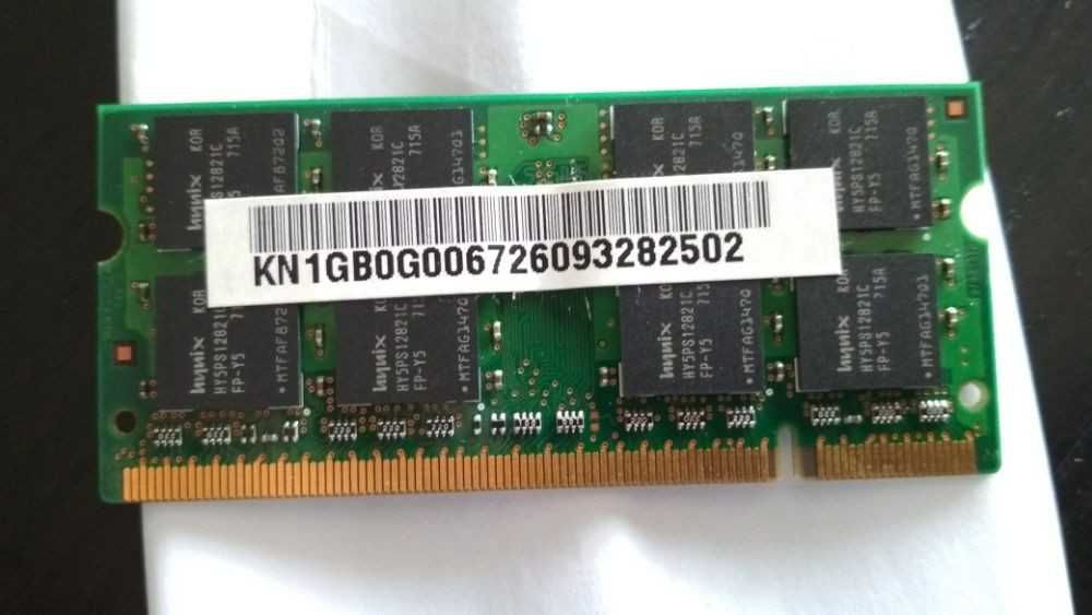 Hynix - Modulo Memoria 1GB RAM SO-DIMM DDR2 - Testada - 100% Funcional