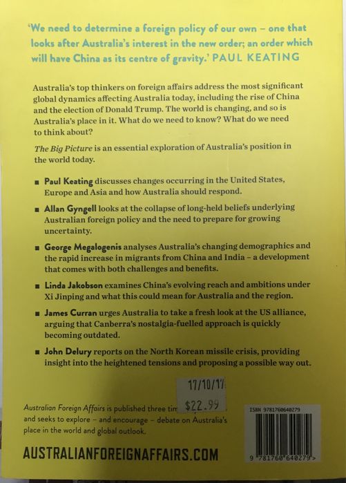 Relações internacionais Australian foreign affairs