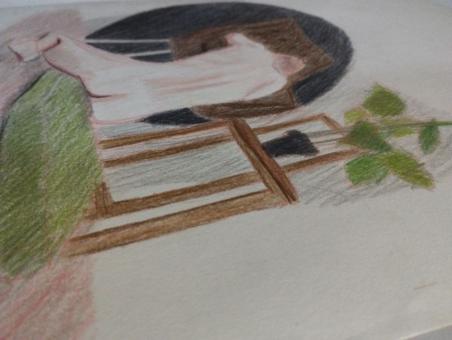 Desenho original para decoração, estudo ao vivo de modelo nu