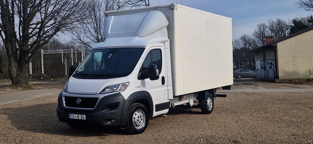 Fiat Ducato KONTENR WINDA MAXI  Fiat Ducato 2.3 150 KM • 2016 • Kontener 4,3m x 2,3m x 2,3m • Winda 75