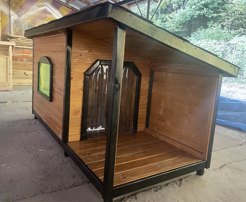 Утеплена будка для собаки буда собача велика собакам