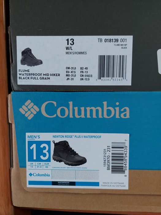 Черевики Ботинки Columbia Waterproof Hiking Boot (Розм. 44.5) Original