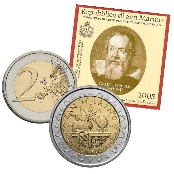 Moedas 2€ comemorativas San marino