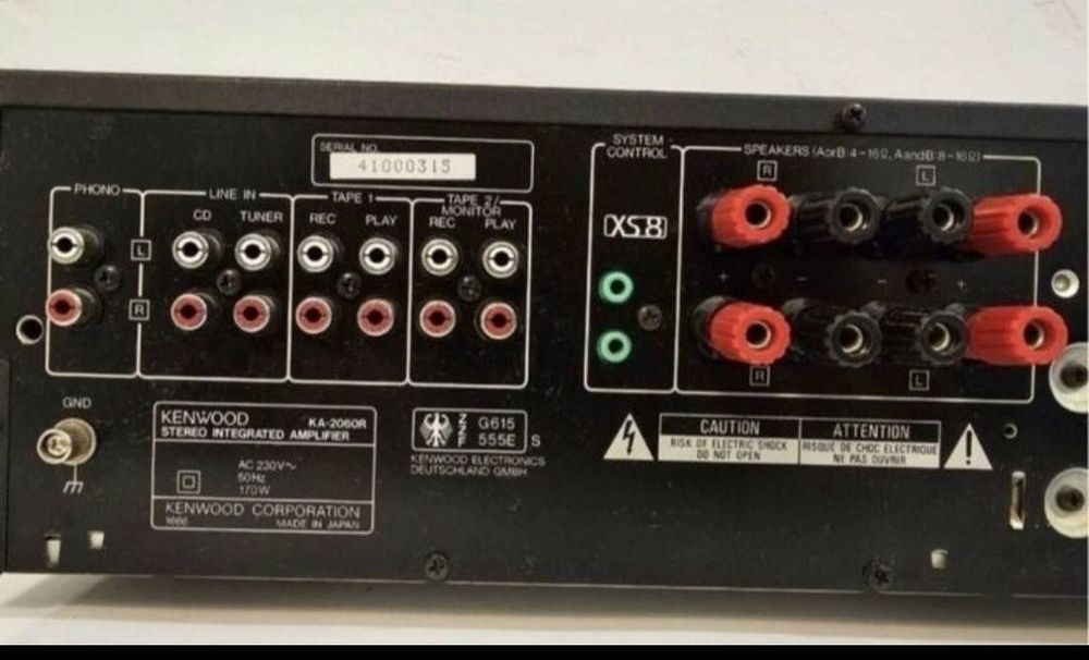Wzmacniacz stereo Kenwood KA-2060 R, 2*60 Watt, Japan