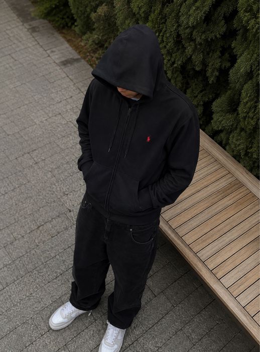 Зіп-худі Polo Ralph Lauren (Чорна,сіра) / Зип-худи Polo Ralph Lauren (Черная, серая)