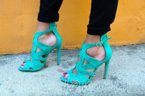Zara turkusowe sandały 39 nowe hit blogerek