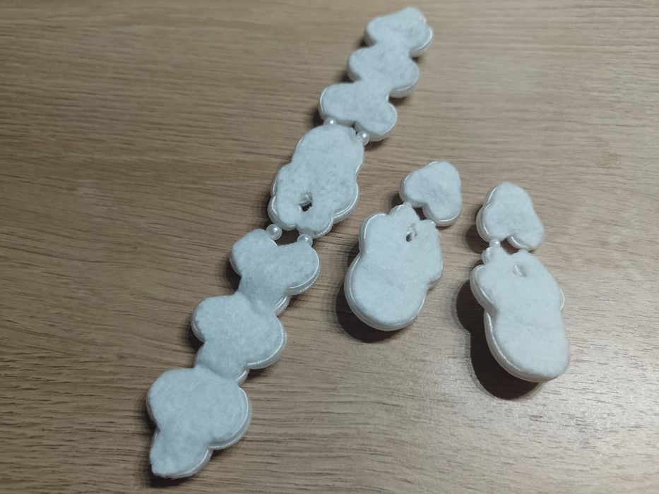 Komplet sutasz (bransoletka+kolczyki)