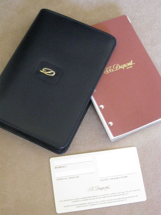 S.T.Dupont Agenda (Filofax) em Pele Original