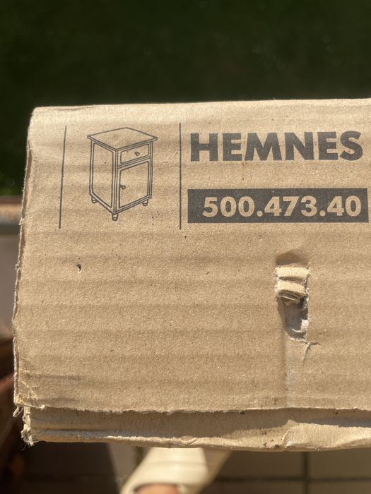 Ikea Hemnes nowa szafka nocna stolik  nieskładana