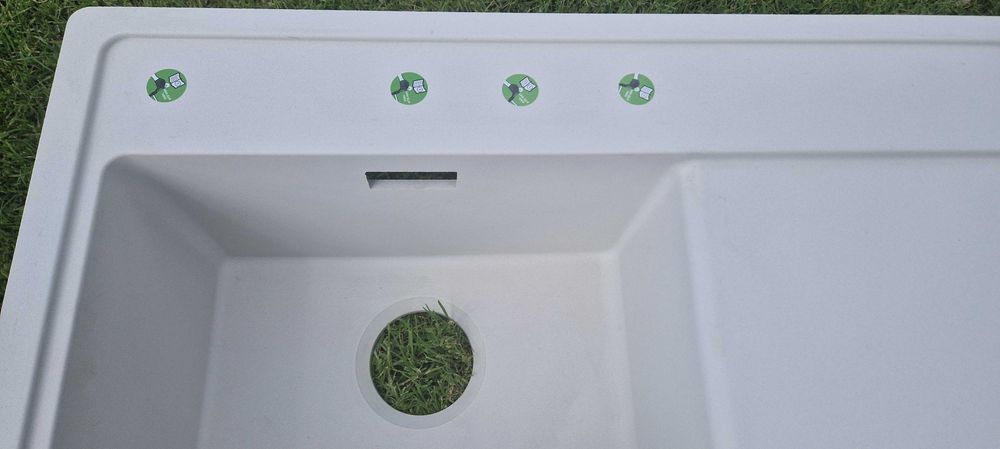 Zlewozmywak jednokomorowy Blanco ZENAR 45s-F granit biały