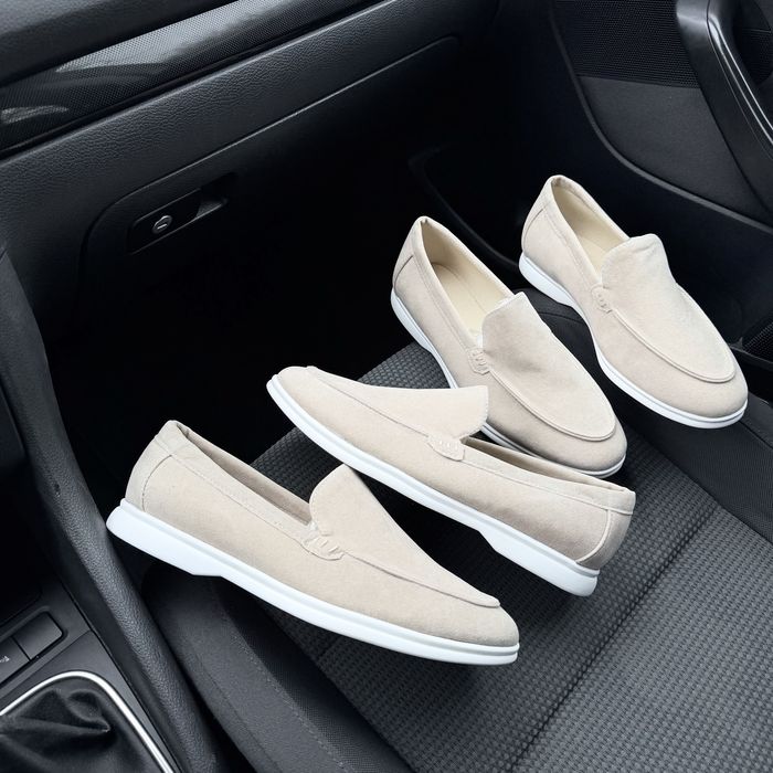 Чоловічі лофери натуральна шкіра,замш