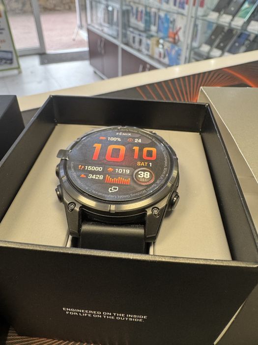 Nowy Garmin Fenix 8 Pro LTE 47mm Amoled Sapphire, Carbon Grey