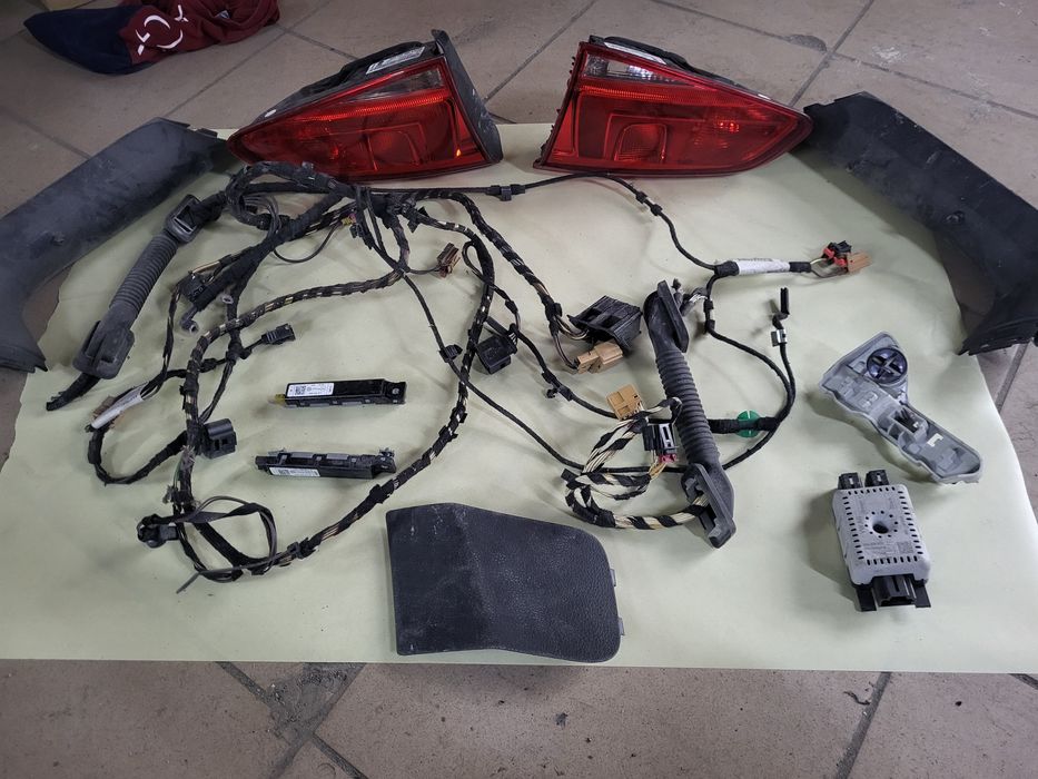 Golf VII lampy tyl wiązka przewodów bagażnika