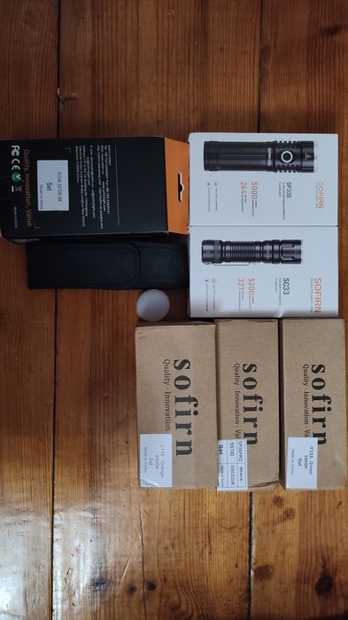 Ліхтарі Sofirn, Wurkkos, Lumintop, Enfitnix