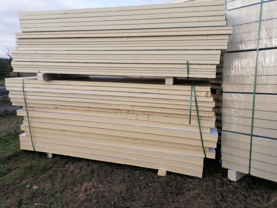 PIR płyta izolacyjna 0,022 200kPa z okładzina ALU Drugi gatunek TANIO