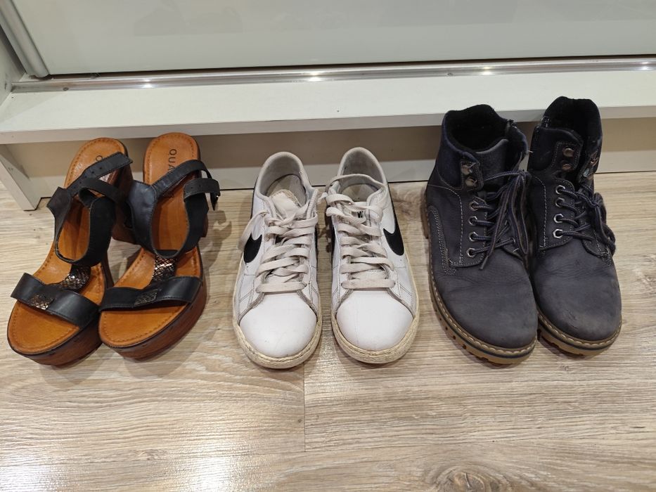 Buty Nike,Lasocki. Cena za całość