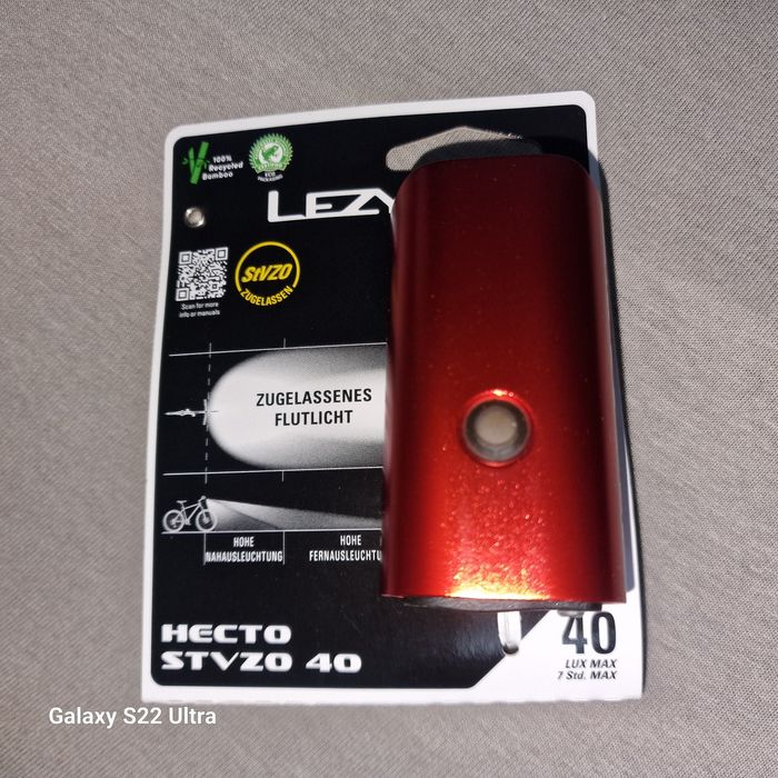 Lampka światło rowerowe Lezyne Hecto stvzo 40