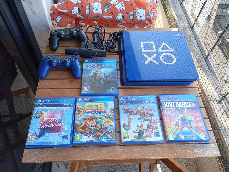 PlayStation 4 edição limitada e jogos