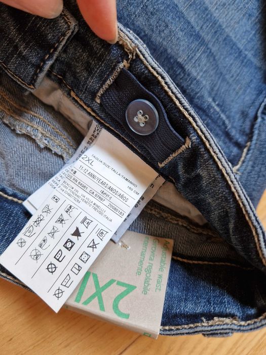 Nowe z metką spodnie jeansy Benetton 11-12 lat 160 cm