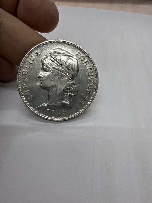 Moeda de prata 1 Escudo 1915