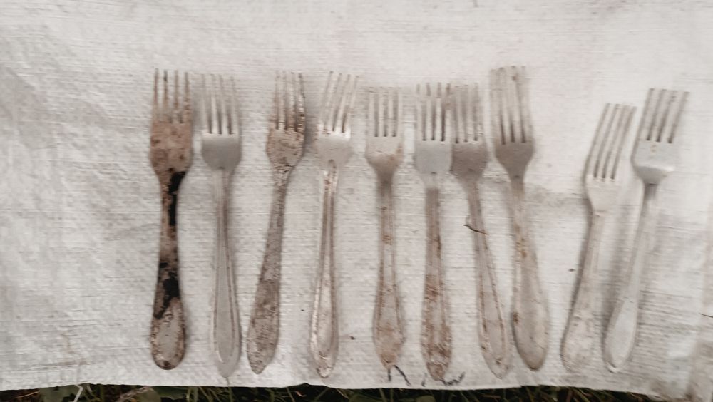 Ложки виделки старі