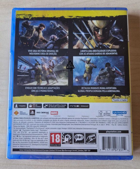 Jogo PS5 Marvel's Wolverine Selado + Brinde