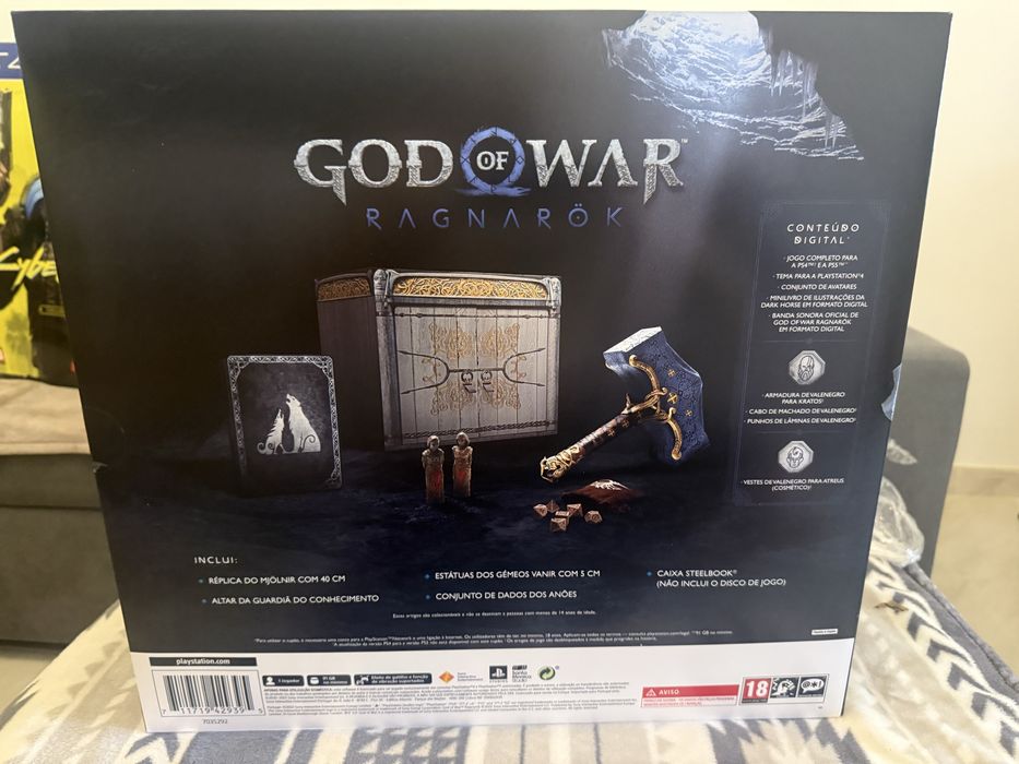 Jogo God of War Ragnarök Edição de colecionador Ps5 selada