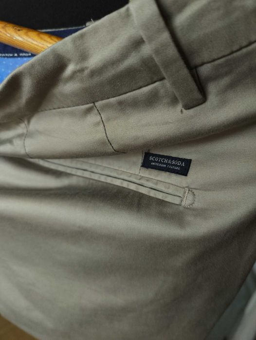 Джинсы (chino Scotch&Soda Blake Дания w32 stretch beidge.
