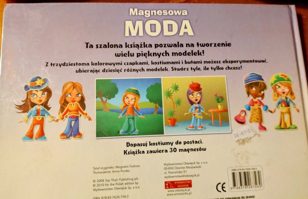 Magnesowa Moda książeczka dla dziewczynek