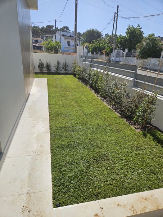 Relva natural em tapete