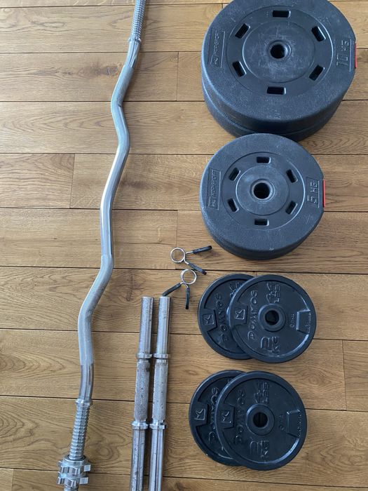 Gryf łamany sztanga