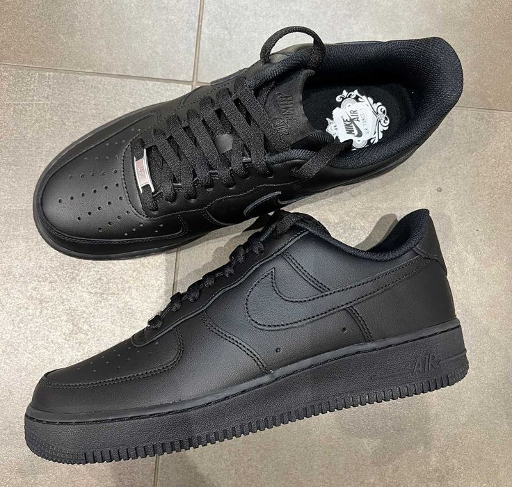 Nike air force 1 buty czarne nike NOWE damskie air force black 37