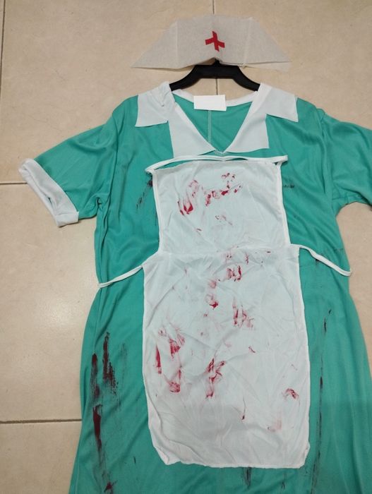 Fantasia Carnaval Enfermeira Adulta Nova