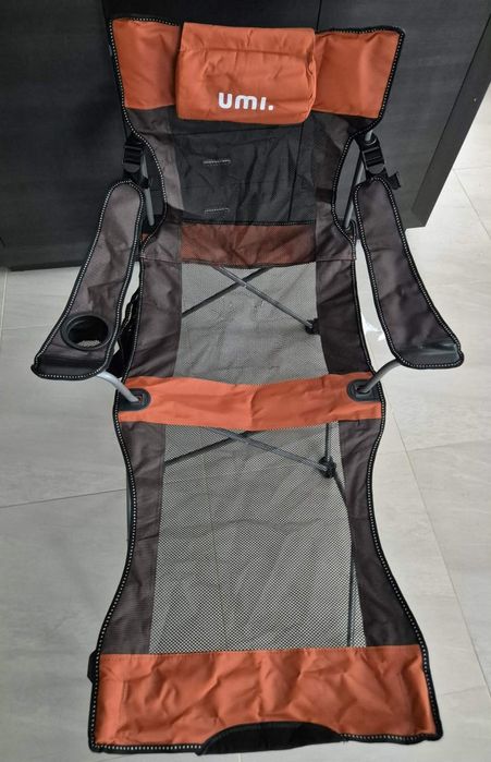 Krzesło turystyczne campingowe na ryby  leżak plażowy