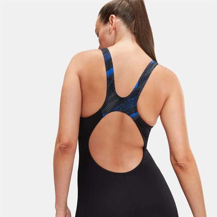 Strój Kąpielowy SPEEDO 44 HYDROBOOM PT SPL LSUT AF Jednoczęściowy Damski Czarny