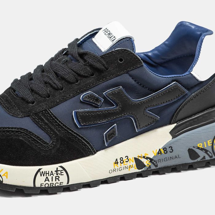 Кросівки Premiata Mick Dark Blue premium | Кроссовки чоловічі