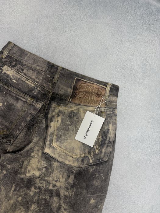 Джинсы Acne Studios Painted White black jeans M L nofaith