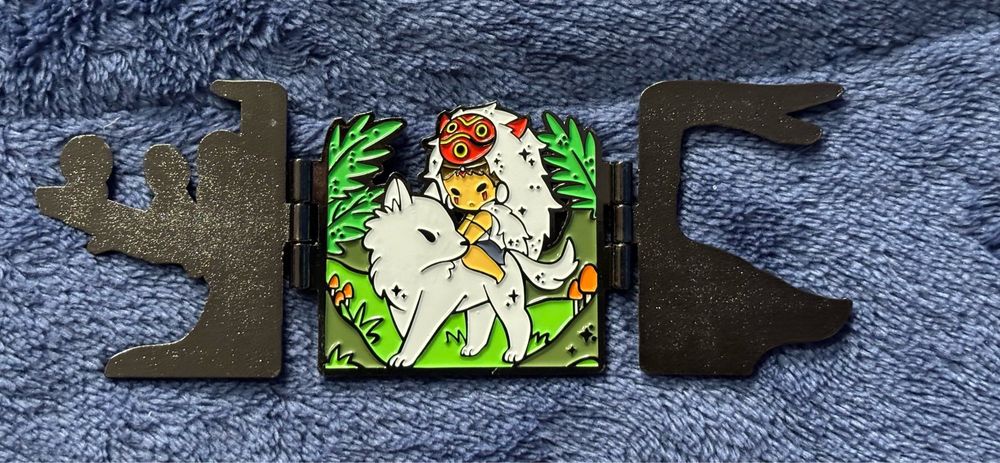 Аниме Значок 3D принцесса Мононоке брошка Хаяо Миядзаки Ghibli Тоторо