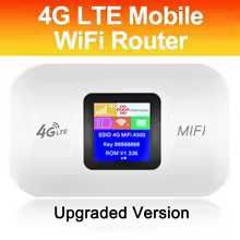 4G Lte Router Wifi Portable Modem Hotspots Sim Card Slot 3000mah