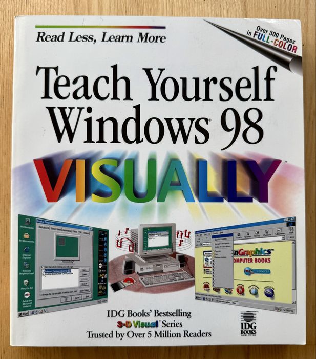 Teach Yourself Windows 98 Visually – kultowy poradnik (IDG Books)