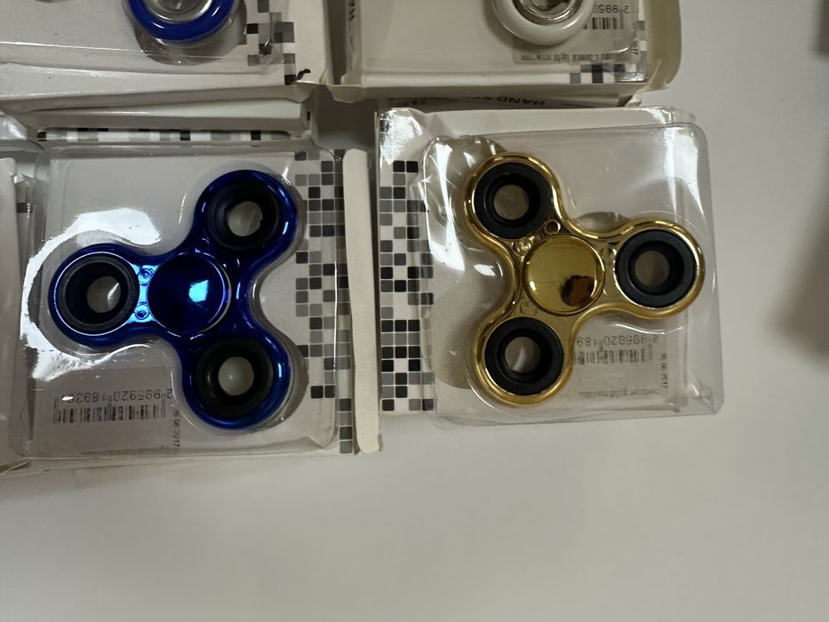 3D SPINNERS, Спинери LED, RGB, MIX METALL, Новые и высокого качества