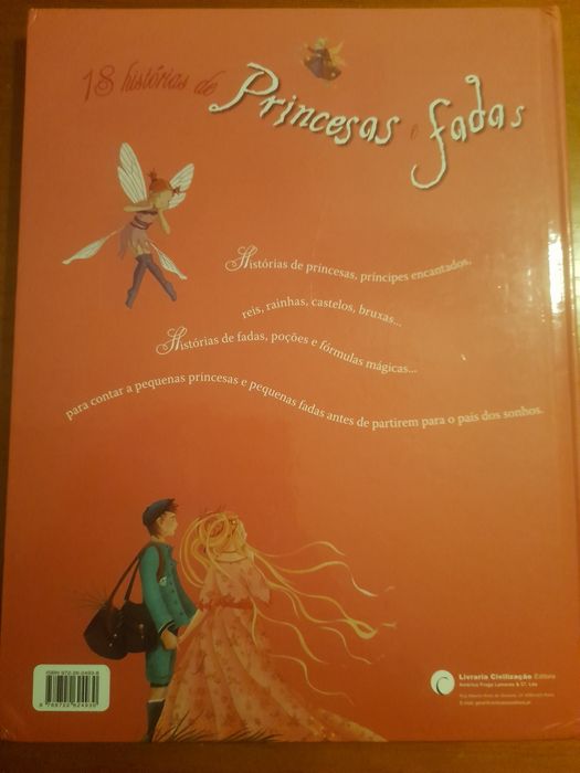 Livro "18 histórias de princesas e fadas"