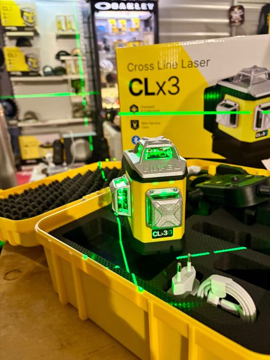 NIVEL SYSTEM Laser krzyżowy CLx 3 G nowy FV Gwarancja 24m zielony