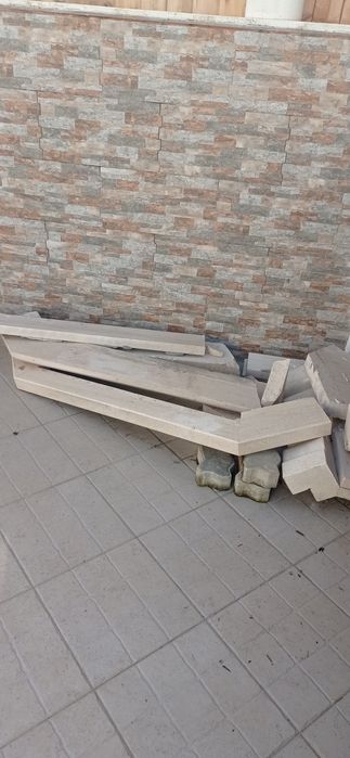 Lareira usada e desmontada