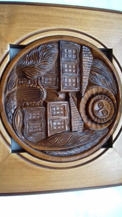 Станковая скульптура 18х18 Старый город  Иван Новаков Болгария