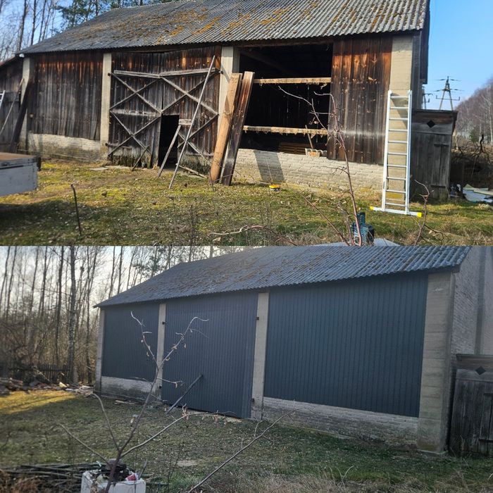 Stara Stodoła, Deski, Belki, Rozbiórka, Wymiana
