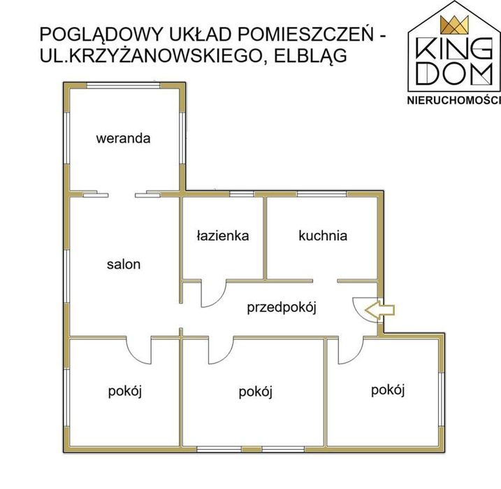 Bezczynszowe, 4-pokojowe mieszkanie z garażem