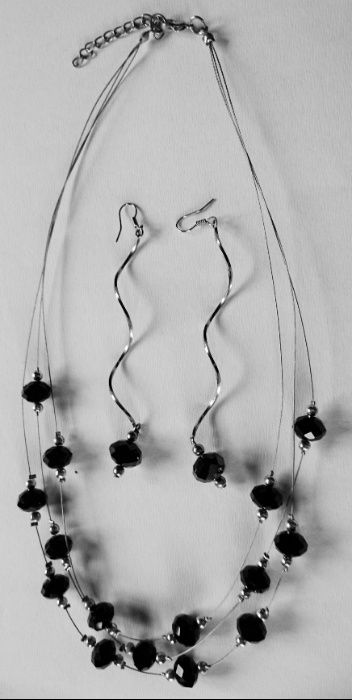 zestaw naszyjnik plus kolczyki