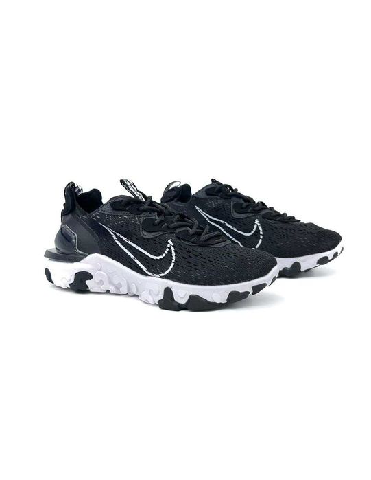Чоловічі кросівки Nike React Vision "Black/White D551" Розміри 40-45