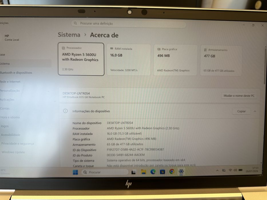 HP Elitebook 835 g8